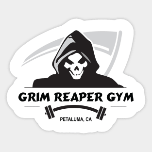 Grim Reaper Gym, Petaluma Sticker